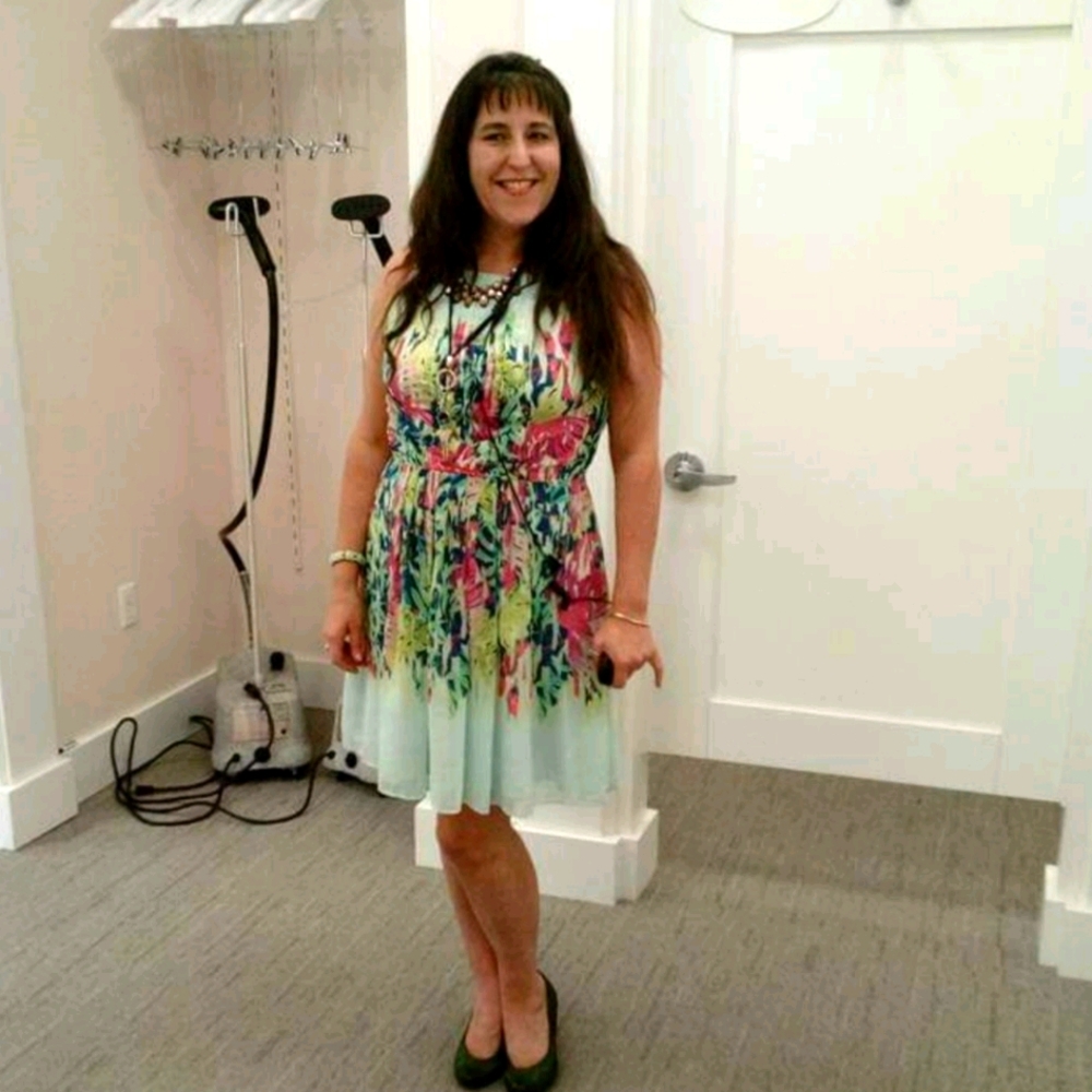 Size 16 A-line above-the-knee spring/summer dress